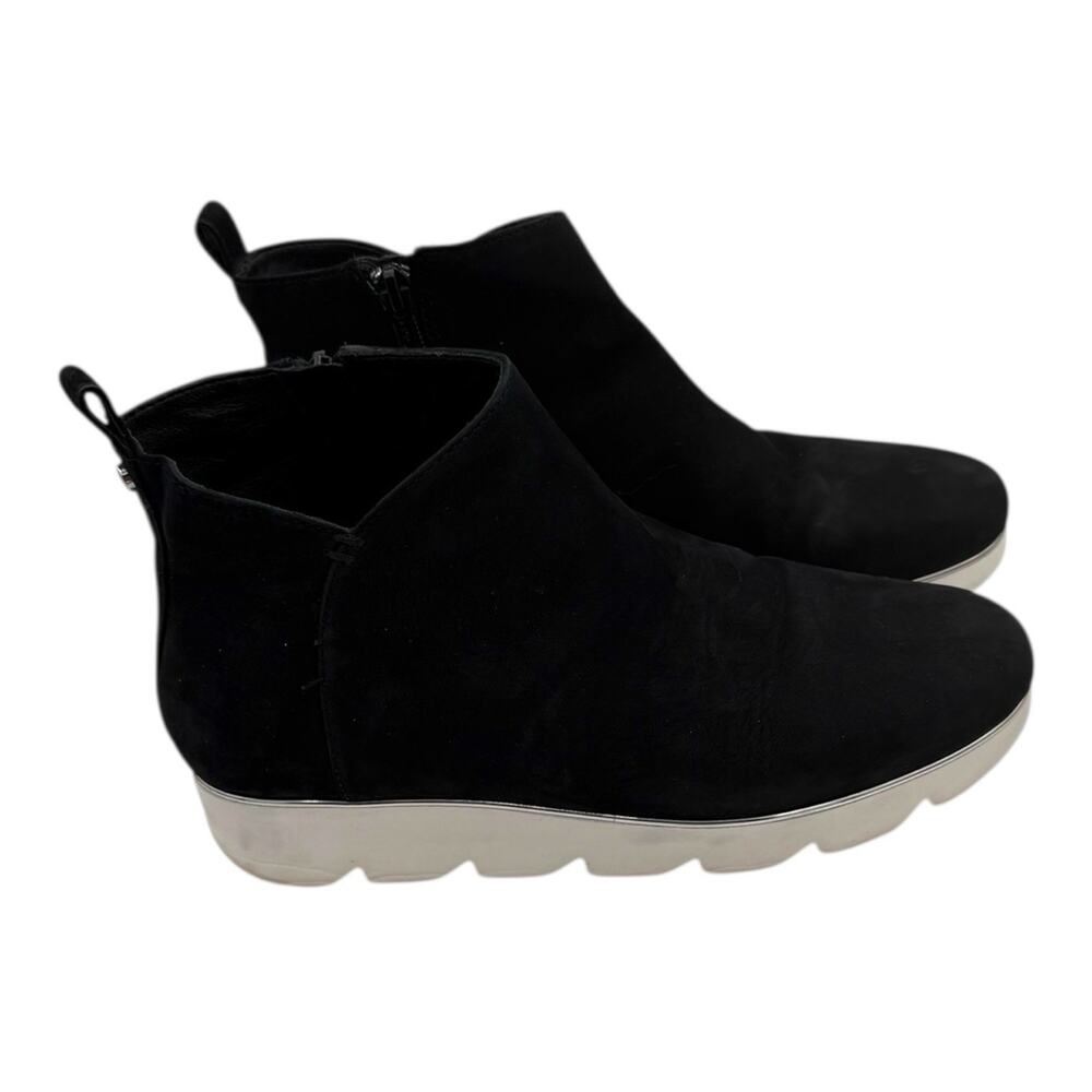 Alex Marie Ankle Boots Sz 9 Sneaker Bootie Charcoal Black Suede Devitine Shoes
